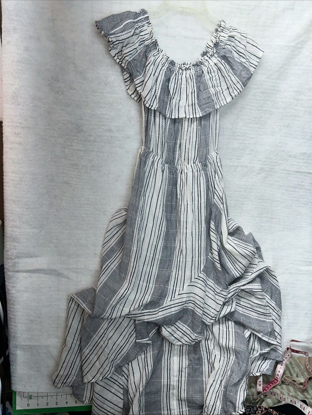 EXPRESS Women High Low Ruffle Dress Sz XS Petite Super Cute Young Country
